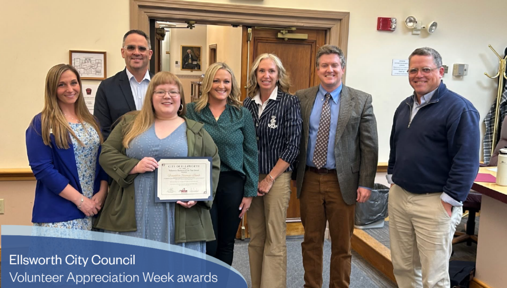Ellsworth City Council Volunteer Appreciation Week awards